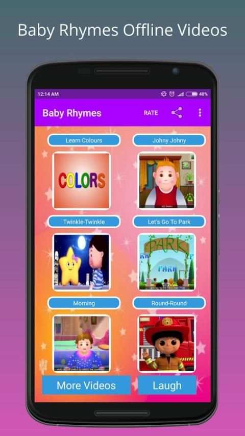 Baby Rhymes Offline Video 5 تصوير الشاشة