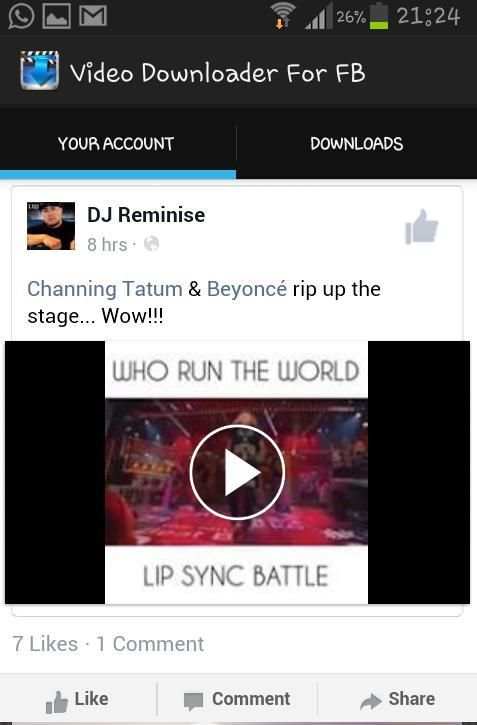 Video Downloader For Facebook screenshot 3