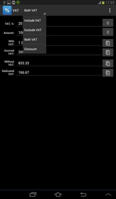 VAT Calculator Classic screenshot 6