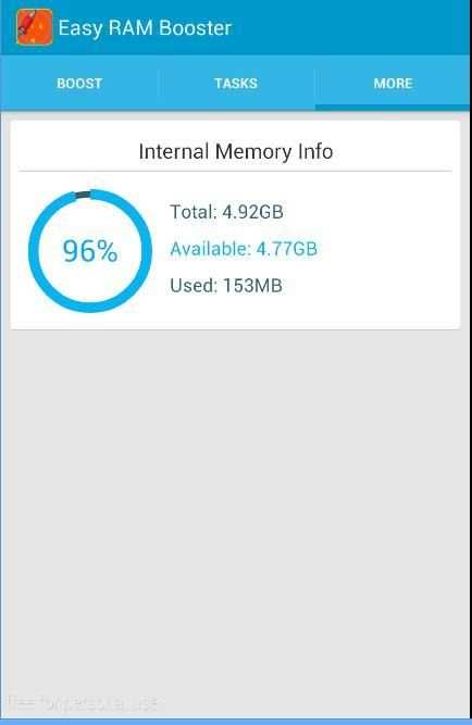 Ram Booster Clean скриншот 1