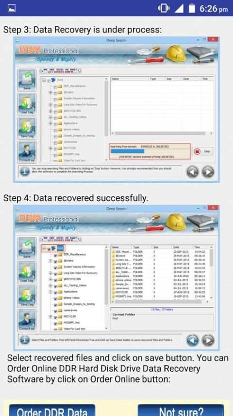 Hard Disk Drive Recovery Help скриншот 6