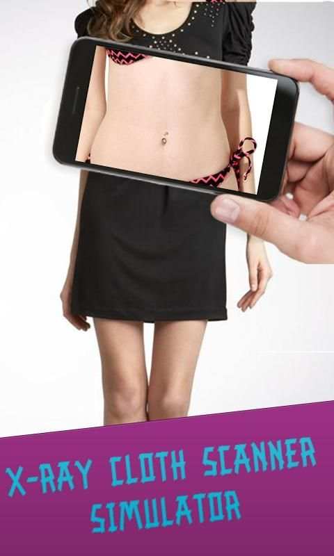 Xray Cloth scanner Prank 2 تصوير الشاشة