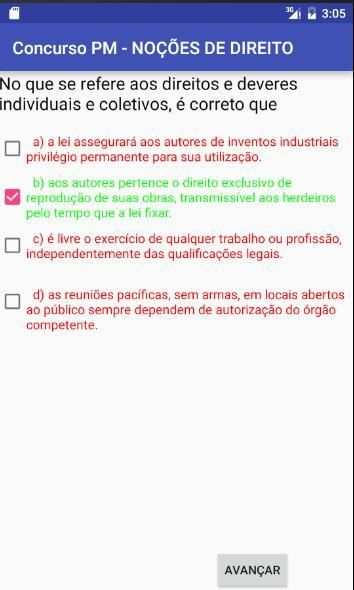 Concurso publico PM Direito скриншот 1