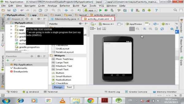 tutorial for android studio screenshot 3