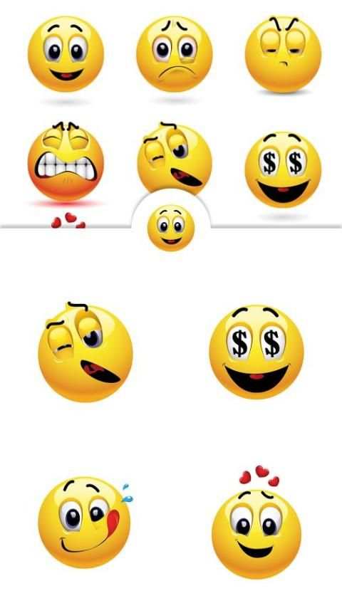 Happy Cry Love Sad Emoticons screenshot 6