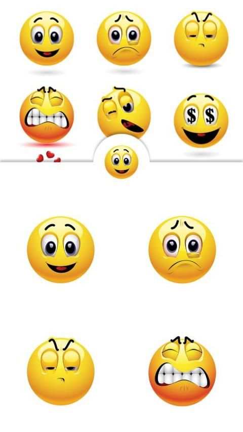Happy Cry Love Sad Emoticons screenshot 7