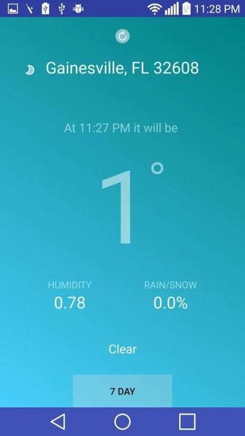WeatherForecastApp screenshot 3