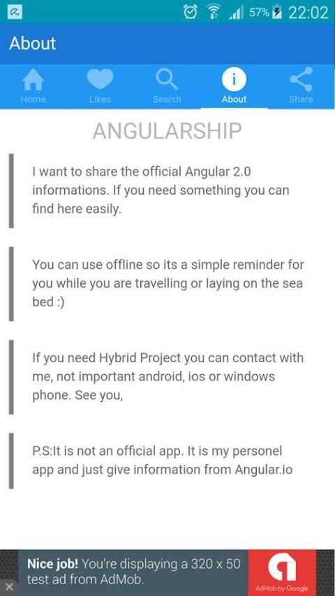 Angular 2 screenshot 2