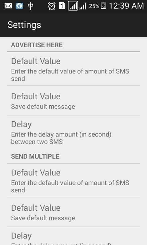 Multi SMS Sender स्क्रीनशॉट 3