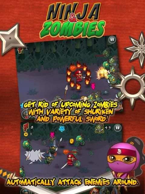 Ninja and Zombies screenshot 5