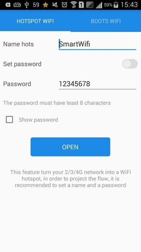Hotspot Wifi-Broadcasting Wifi screenshot 5