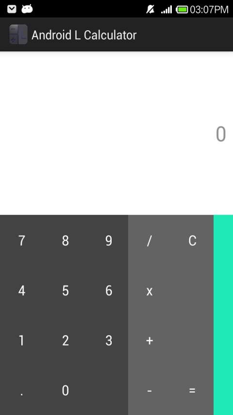 Android L Calculator screenshot 2