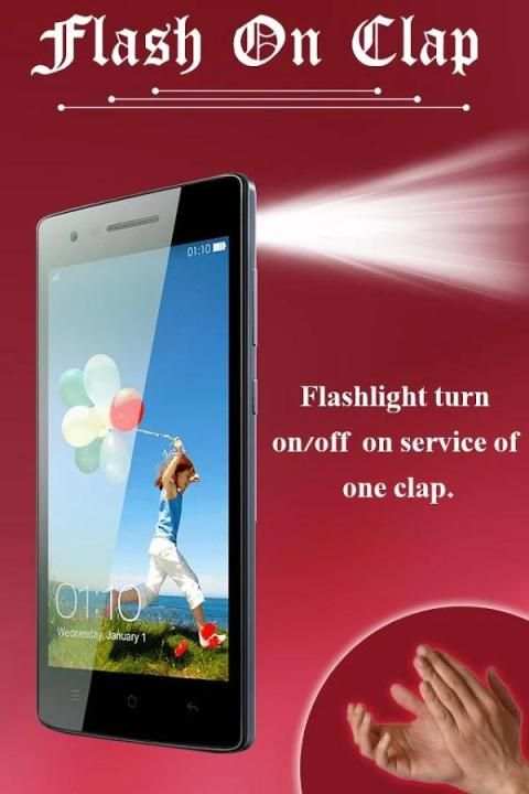 Flash Light On Clap screenshot 5