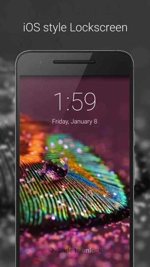 Lock Screen OS9 - Iphone Lock 7 تصوير الشاشة
