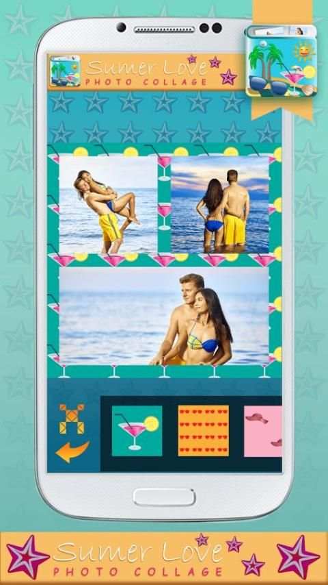 Cinta Musim Panas Foto Kolase screenshot 5