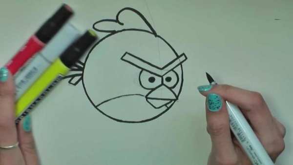 How to draw Birds Angry स्क्रीनशॉट 2