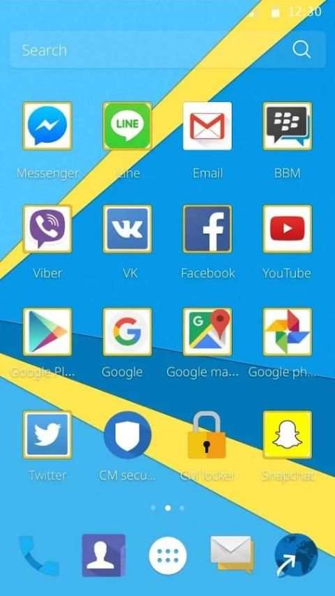 موضوع لبلاك بيري PRIV 6 تصوير الشاشة