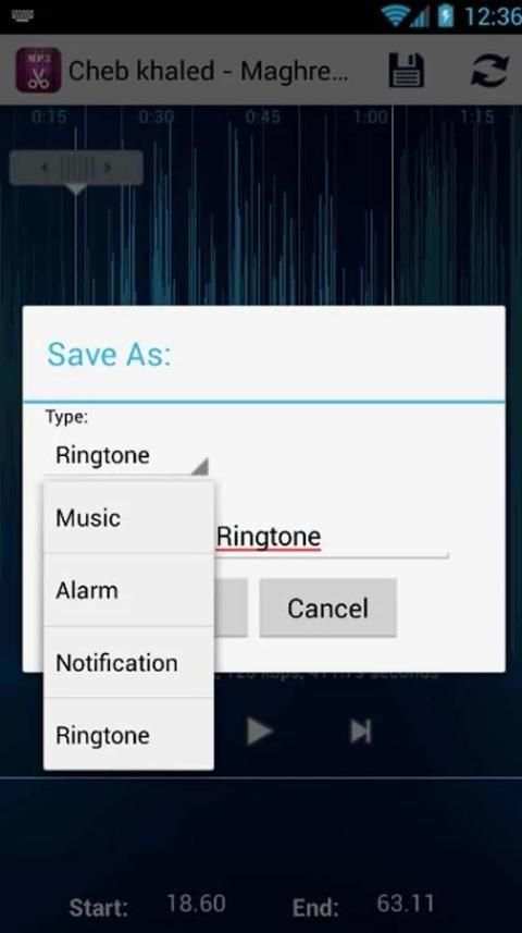 mp3 to ringtone maker & cutter screenshot 3