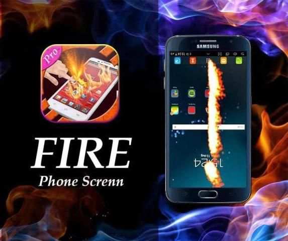 new Fire Screen Prank 2016 screenshot 1