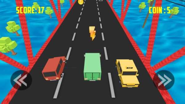 Blocky Cars: Smashy Road screenshot 4