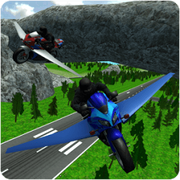 Flying Police Moto Bike SIM أيقونة