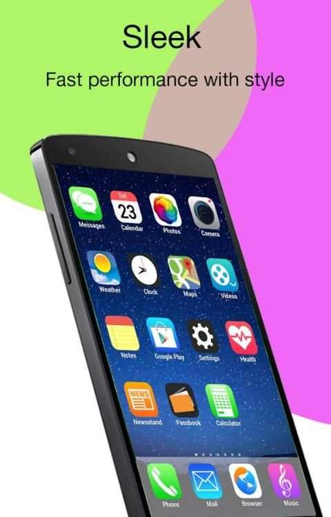 OS Launcher 9 Pretty Kool screenshot 3