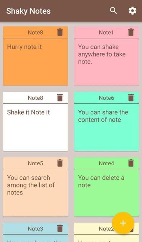 Shaky Notes- Shake it Note it 6 تصوير الشاشة
