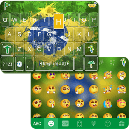 Brazil Emoji iKeyboard Theme иконка