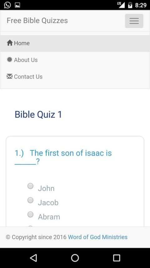 Bible Quiz Free screenshot 3