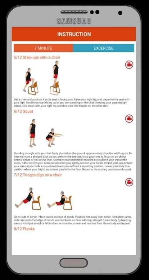 7 Minute Daily Home Workout скриншот 6