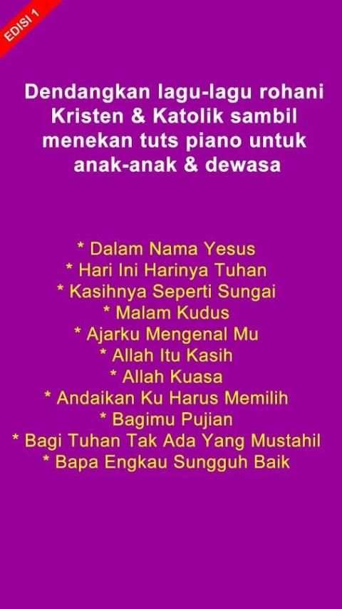 Suara Piano Lagu Rohani screenshot 2