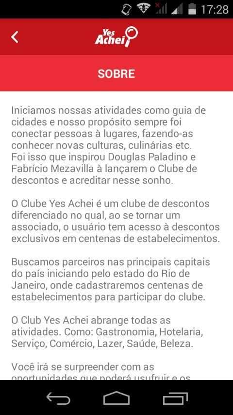 Yes Achei! screenshot 1