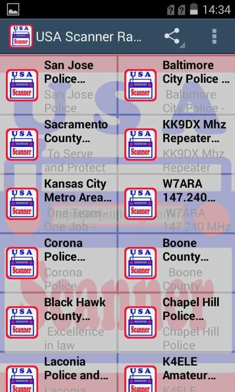 USA Scanner Radio скриншот 3