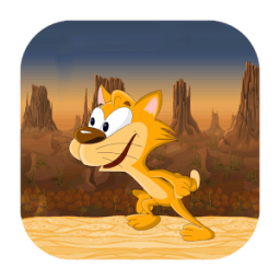ikon Cat In Desert