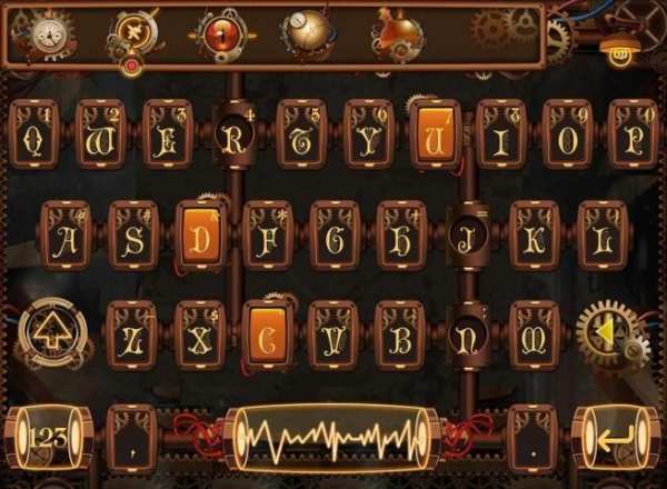 SteamPunk FancyKey Keyboard स्क्रीनशॉट 2
