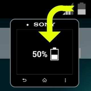 Phone Battery Widget for SW2 скриншот 4