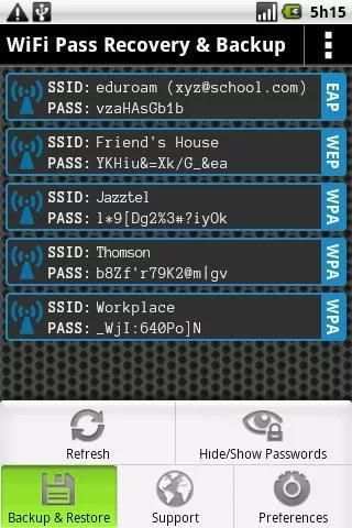 FREE WiFi Password Recovery screenshot 5