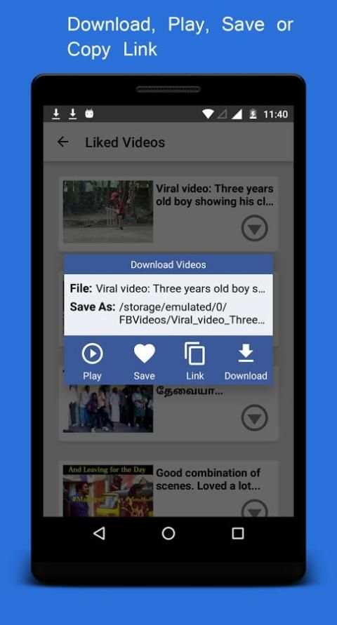 Video Downloader for facebook screenshot 3
