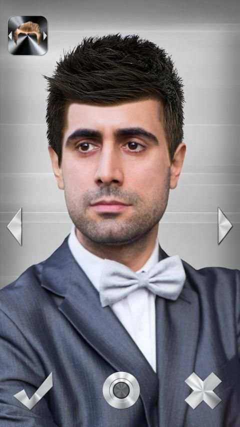 Haircuts For Men Photo Montage 5 تصوير الشاشة