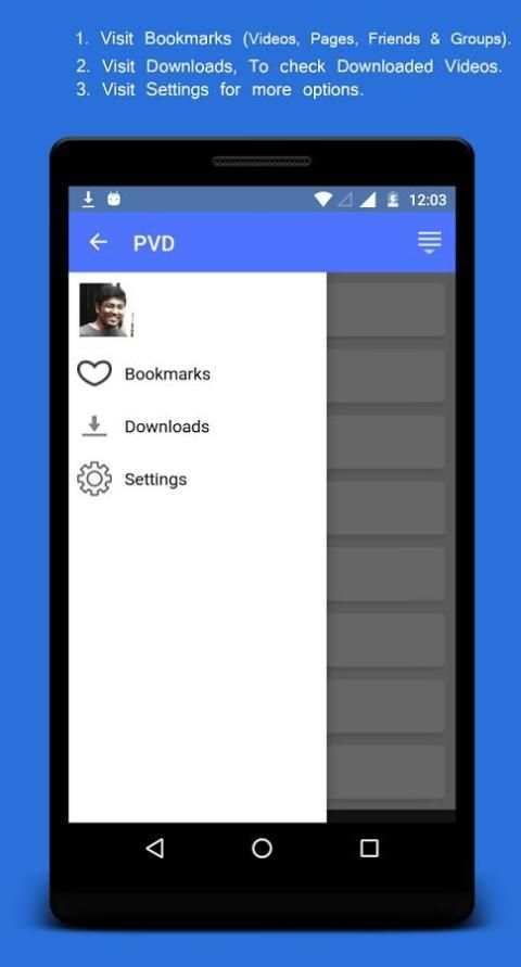 Video Downloader for facebook screenshot 1