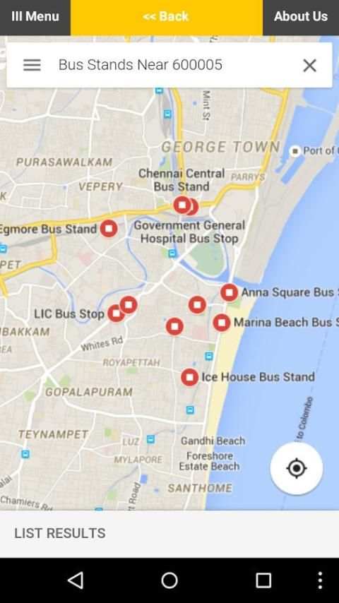 Bus Stands Finder screenshot 2
