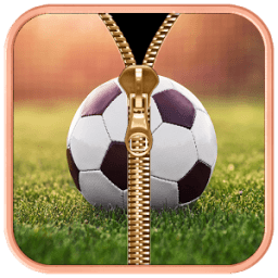 Football Zipper Lock Screen أيقونة