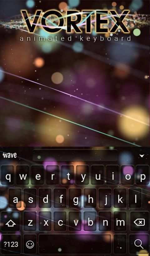 Vortex Animated Keyboard स्क्रीनशॉट 5