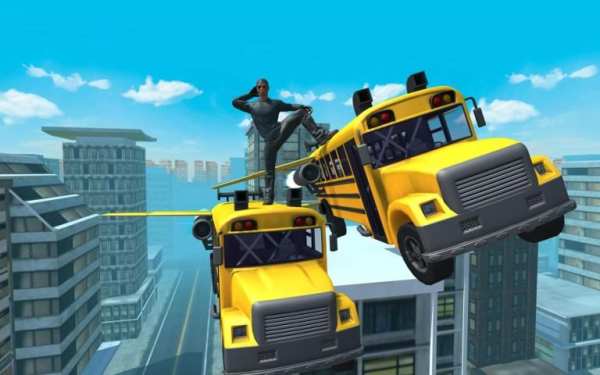Flying Bus Simulator 2016 स्क्रीनशॉट 1