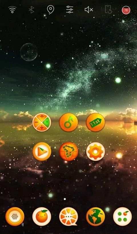 My orange tree live theme screenshot 2