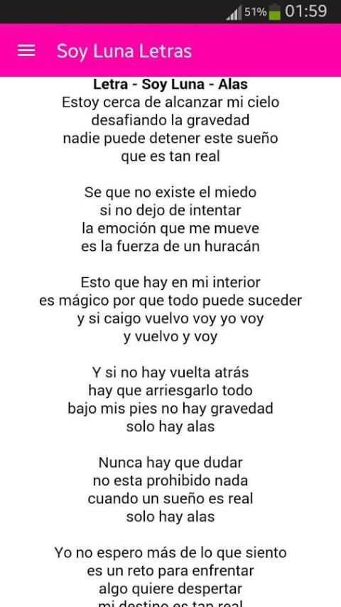Soy Luna Letras screenshot 1