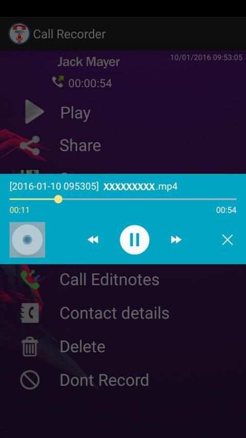 Automatic Call Recorder स्क्रीनशॉट 2
