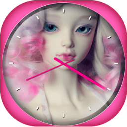 गुड़िया एनालॉग घड़ी आइकन