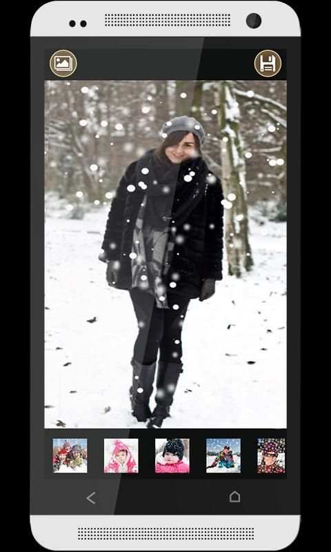 Salju Foto Frozen Effect screenshot 2