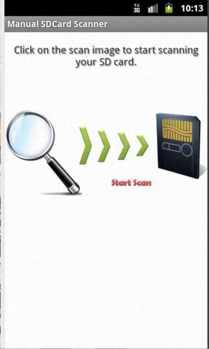 Manually Scan SD Card / Media screenshot 3